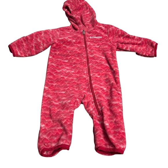 Columbia Red Baby Bunting Snowsuit - Picture 1 of 4